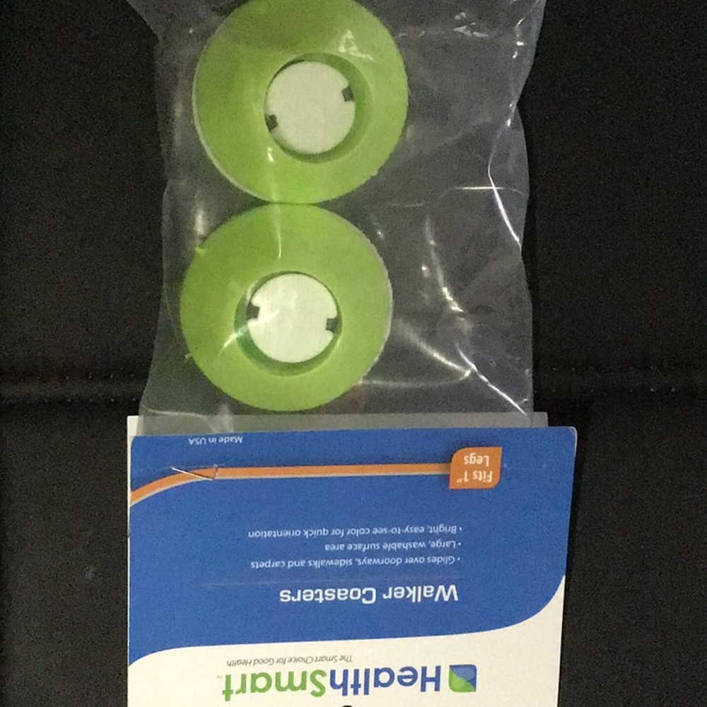 These walker coaster are smoother than tennis balls typically used on walkers.